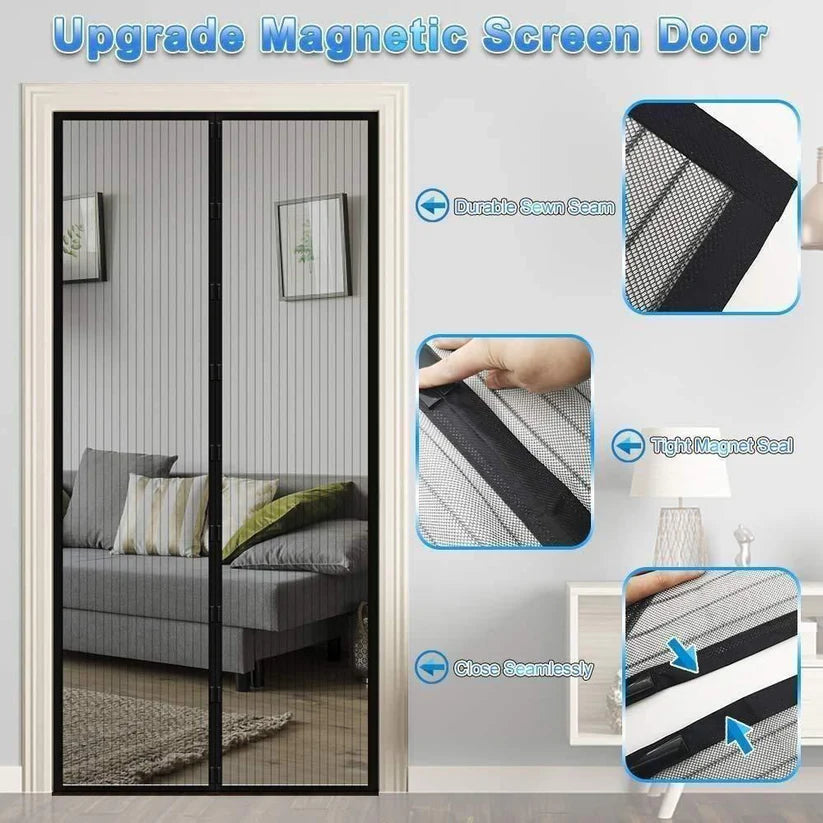 Magnetic curtains for home