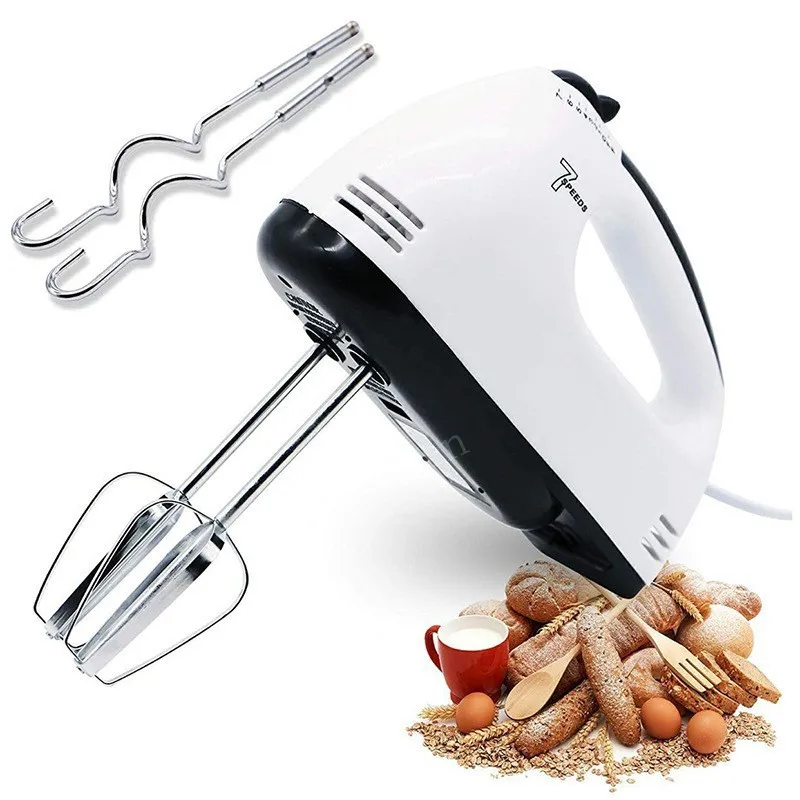 7-Speed Electric Hand Mixer – Blender for Baking, Eggs & Cream